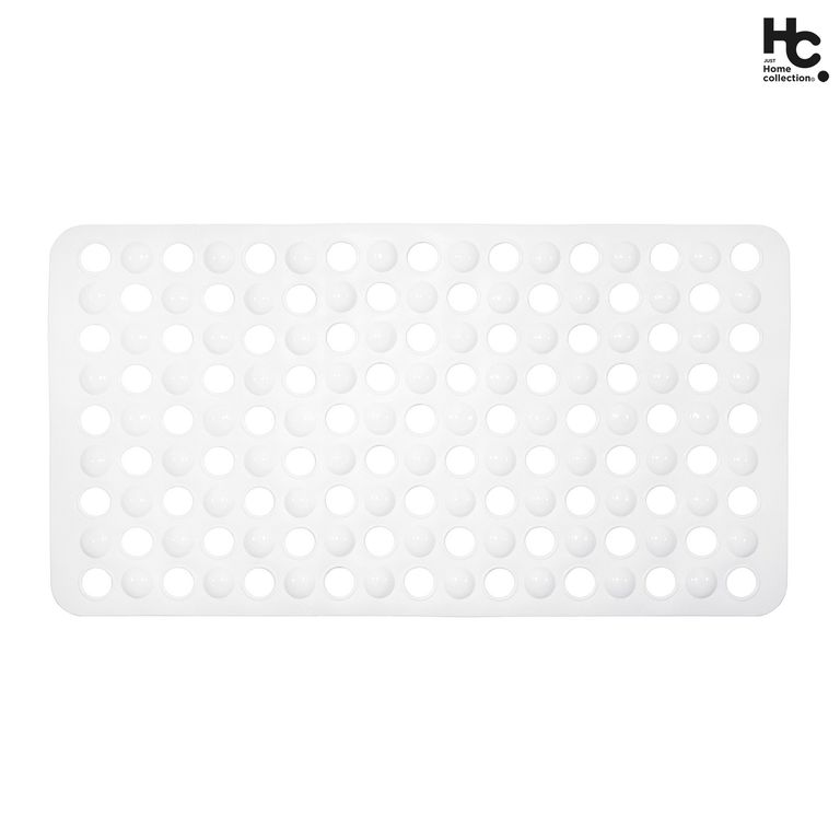 Piso Antideslizante Bubble 36x68 cm PVC Blanco