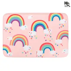 JUST HOME COLLECTION - Limpiapies Rainbow 40x60 cm Poliéster Multicolor