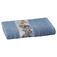 JUST HOME COLLECTION - Toalla de Cuerpo Dog 400 gr Algodón 60x120 cm Azul
