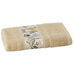JUST HOME COLLECTION - Toalla de Cuerpo Cat 400 gr Algodón 60x120 cm Beige
