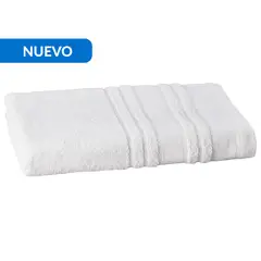 JUST HOME COLLECTION - Toalla de Cuerpo Bellota 500 gr Algodón 70x140 cm Blanco