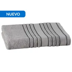 JUST HOME COLLECTION - Toalla de Cuerpo Bellota 500 gr Algodón 90x150 cm Gris