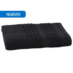 JUST HOME COLLECTION - Toalla de Cuerpo Bellota 500 gr Algodón 90x150 cm Negro