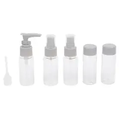 JUST HOME COLLECTION - Set 6 piezas botella para viaje