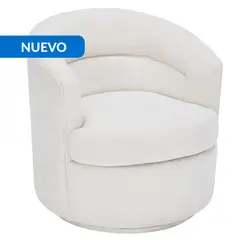 JUST HOME COLLECTION - Poltrona 1 cuerpo Kora 73x73x77 cm Beige