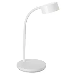 JUST HOME COLLECTION - Lampara escritorio Baras Blanco 13x13 cm