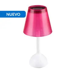 CASA BONITA - Lampara de mesa Solar Rosa 9.2x9.2 cm