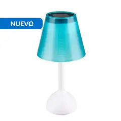 CASA BONITA - Lampara de mesa Solar Celeste 9.2x9.2 cm