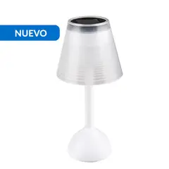 CASA BONITA - Lampara de mesa Solar Blanco 9.2x9.2 cm