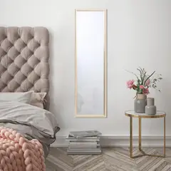 JUST HOME COLLECTION - Espejo Decorativo Forma Rectangular 30x120 cm Dorado Parva