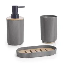 JUST HOME COLLECTION - Set 3Pz Acc Bano Ensemb Gr