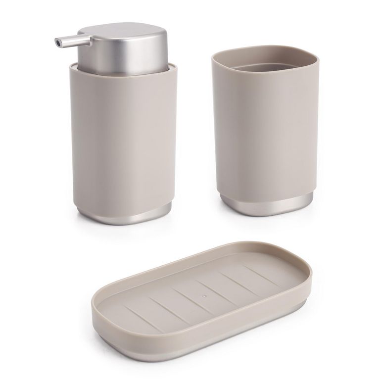 Set Baño Taupe 3 Piezas