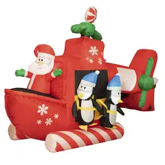 DEAR SANTA - Helicoptero navidad inflable 240 cm