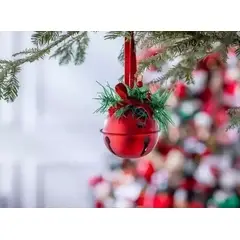 DEAR SANTA - Adorno cascabel navidad rojo xmas story