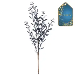 DEAR SANTA - Pick hoja navidad azul 55 cm illusion