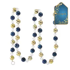 DEAR SANTA - Guirnalda navidad esferas 120 cm illusion