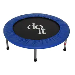 DO IT - Cama Elástica para Ejercicios 91x22x91 cm Azul/Negro