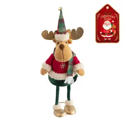 DEAR SANTA - Reno navidad saltarín 30cm rojo xstory