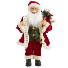 DEAR SANTA - Santa navidad de pie clásico 60 cm