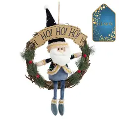 DEAR SANTA - Corona navidad santa 33cm illusion