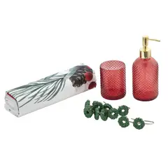 DEAR SANTA - Set baño navidad 4 piezas