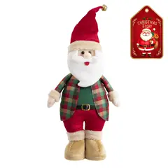 DEAR SANTA - Santa navidad de pie 48 cm rojo xstory