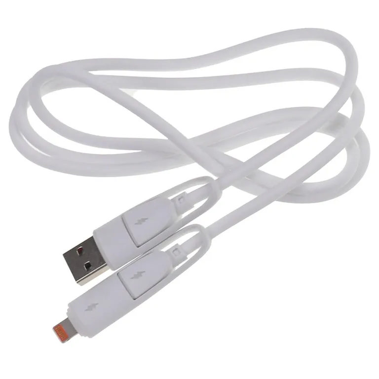 Cable cargador universal blanco