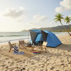 KLIMBER - Carpa Techo Alto Dome 6 Personas Azul