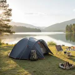 COLEMAN - Carpa Camping Atacama 4 Personas Negro
