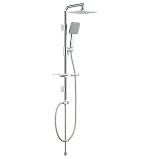 SENSI DACQUA - Columna Ducha Amalfi Cuadrado Niquel