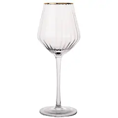 JUST HOME COLLECTION - Copa de vino 490 ml Ring Dorado