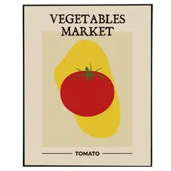 JUST HOME COLLECTION - Cuadro Veggie Tomate 40x50 cm