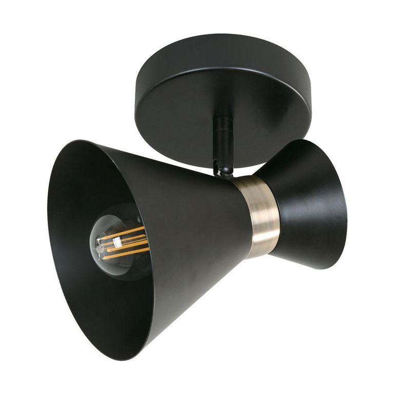 Aplique Interior Savannah Metal Negro