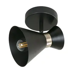 JUST HOME COLLECTION - Aplique Savannah Metal Negro