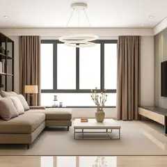 JUST HOME COLLECTION - Lámpara Led Colgante Moderna Blanco Halifax