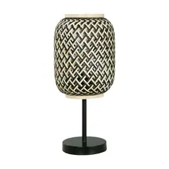 JUST HOME COLLECTION - Lámpara Mesa Nala 1L E27 Nat/Negro