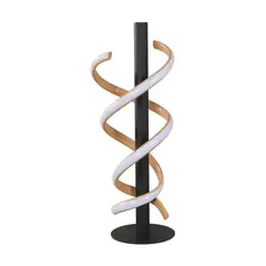 JUST HOME COLLECTION - Lámpara Mesa Led Marina Negro 21x49 cm