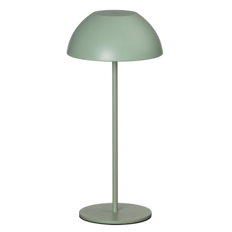 Lampara Mesa Luz Led Bali Verde 28cm