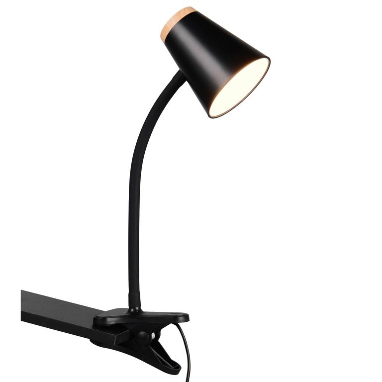 Lampara para Leer Led Clip Narva Negro 8x43 cm