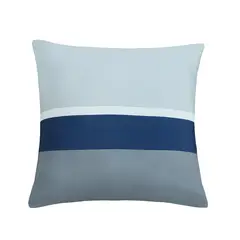 JUST HOME COLLECTION - Cojín Decorativo Rayas Azules 45x45cm