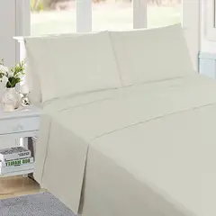 JUST HOME COLLECTION - Sábanas Queen 144 Hilos Lisa