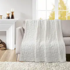 JUST HOME COLLECTION - Manta Suave Jacquard 125X150 cm