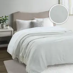 JUST HOME COLLECTION - Manta Urbano Especial Blanco