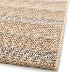 JUST HOME COLLECTION - Alfombra Exterior Grace Lines 160x230 cm Beige