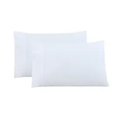 JUST HOME COLLECTION - Set 2 Fundas Almohadas Blanco 50x70 cm