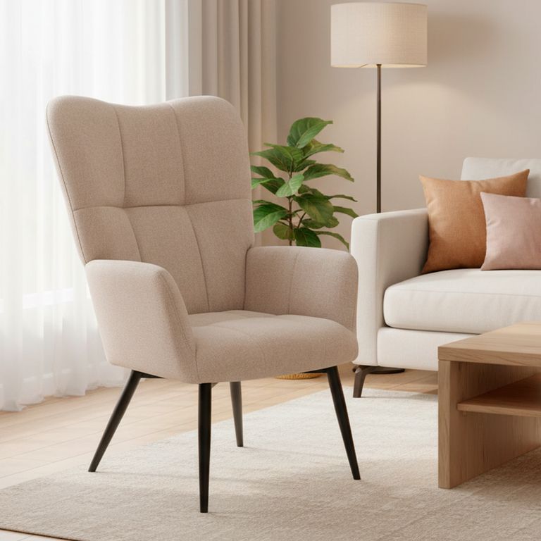 Poltrona Tornoto 64x96x75 cm Beige