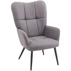 JUST HOME COLLECTION - Poltrona Tornoto 64x96x75 cm Gris