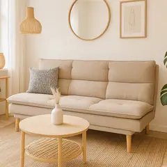 JUST HOME COLLECTION - Futón Dubai Beige 167x89x87 cm