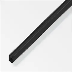 ALFER - Perfil PVC negro 17x10,5mm 2,5m