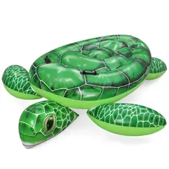 BESTWAY - Flotador Inflable Tortuga Verde 145x38x150 cm